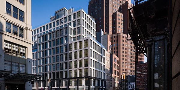 11 North Moore, a luxury condominium designed by Morris Adjmi, AA Studio, and Sawyer Berson, asserts its presence in Tribeca. 11 North Moore.